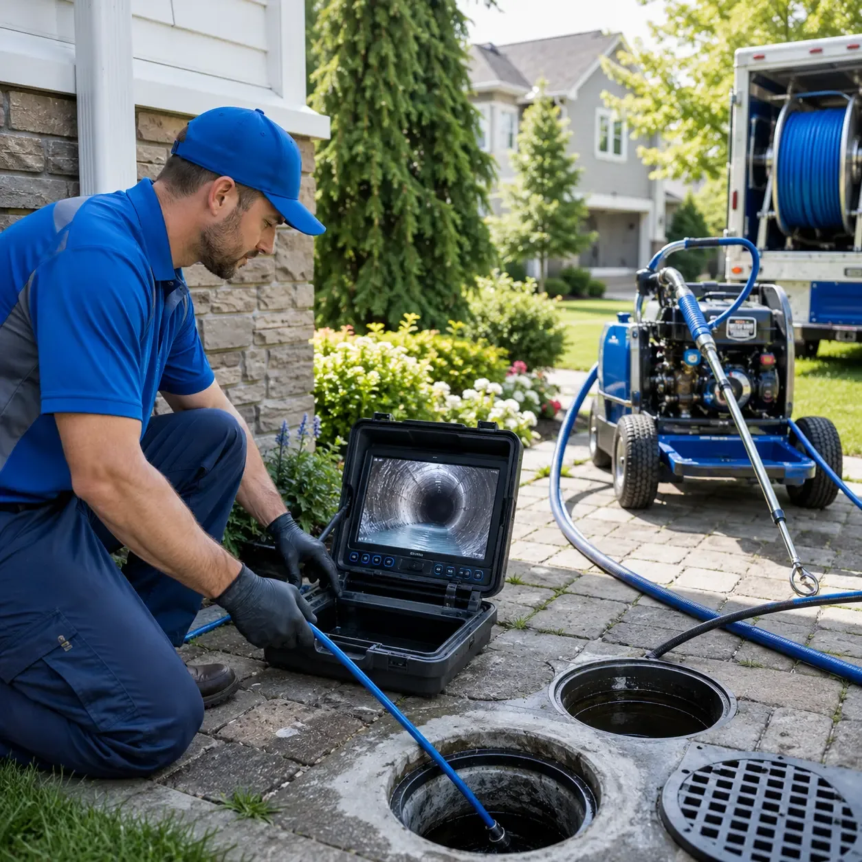 Outdoor drain cleaning professionals serving Pittstown, NJ